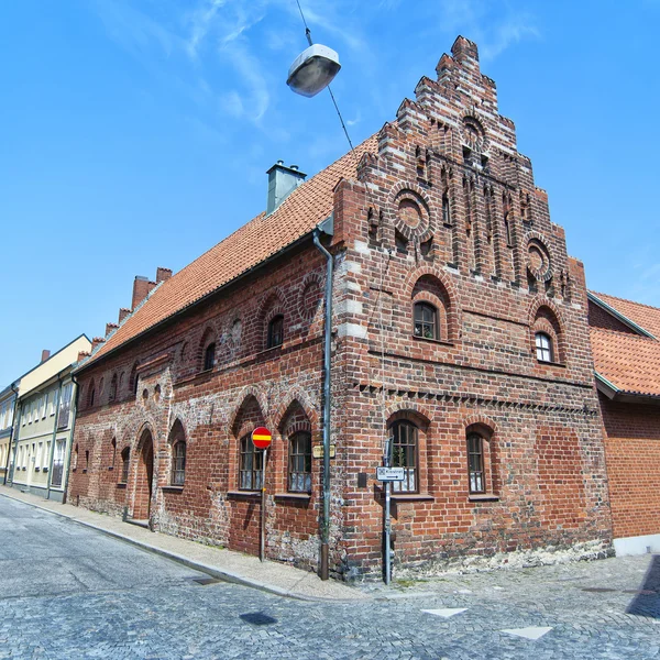Casa di città tradizionale svedese — Foto Stock