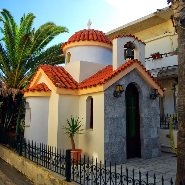 Platanias miniature church for one — Stock Photo, Image
