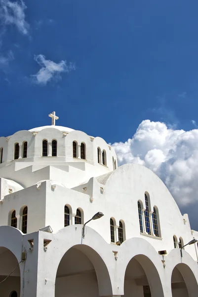 Fira Ortodoks Büyükşehir Katedrali 01 — Stok fotoğraf