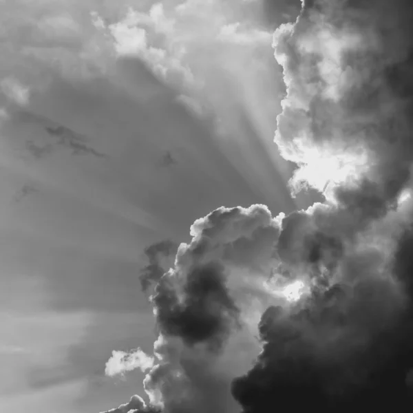 Nubes de tormenta mono —  Fotos de Stock