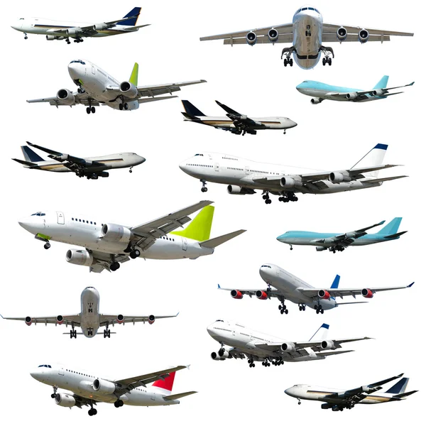 Coleção de aviões. Alta resolução Fotografia De Stock