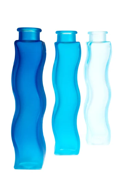 Blue bottles — Stock Photo, Image