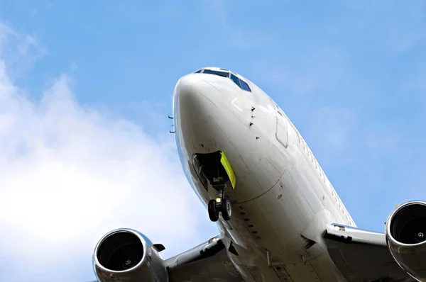 Close-up van vliegtuig — Stockfoto