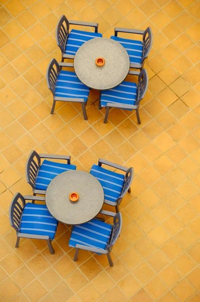 Tables from above — Stock Photo, Image