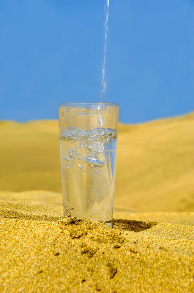 Água doce e deserto — Fotografia de Stock