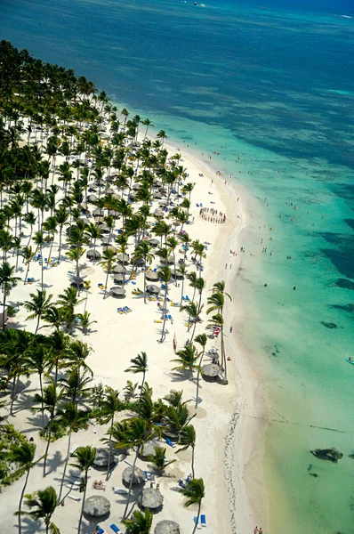 Spiaggia in paradiso caraibico — Foto Stock