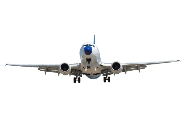 Самолет изолированы на белом фоне — стоковое фото