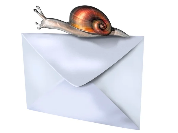 Snail mail — Stock Photo, Image