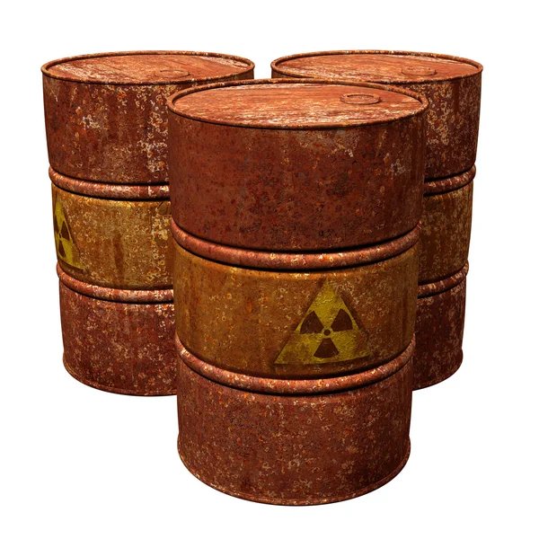 Giftig afval drums — Stockfoto
