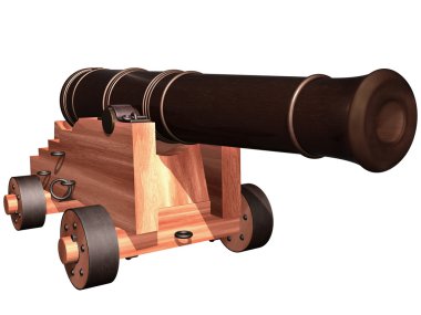 Antique Ships Cannon clipart