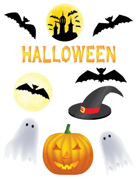 Clipart de Halloween — Archivo Imágenes Vectoriales