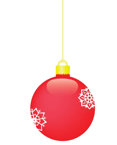 Navidad bola vector ilustración — Vector de stock