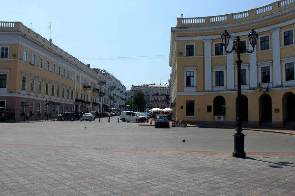 Straat in het centrum van odessa — Stockfoto