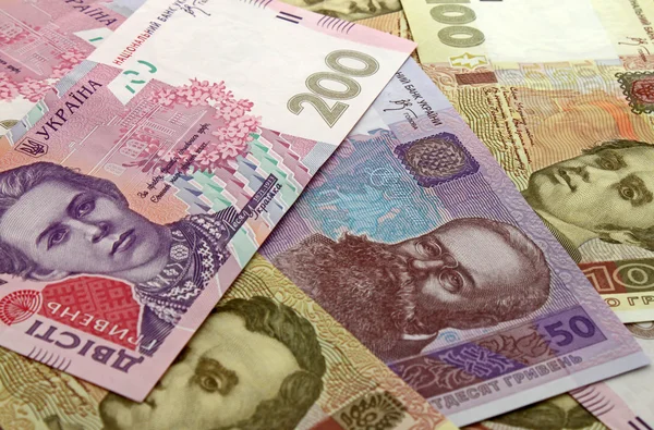 Valutan i Ukraina (hrivna) — Stockfoto