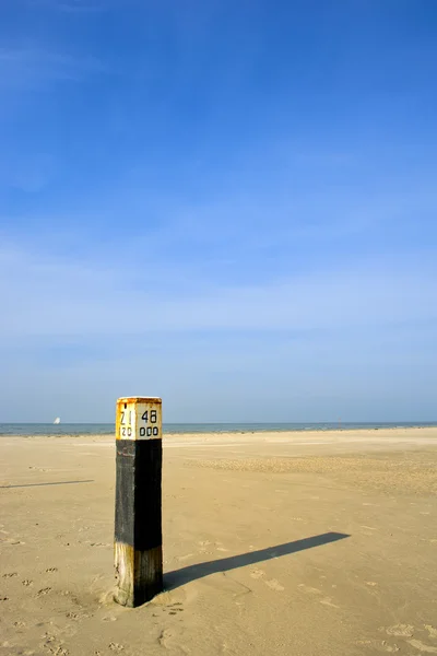 Пляж полюс — стокове фото