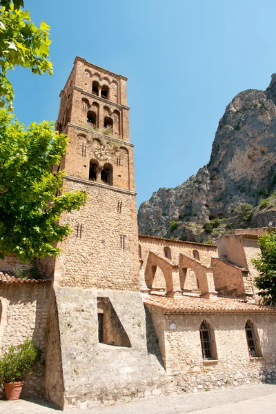 Church in Moustiers st marie — Stock Photo, Image