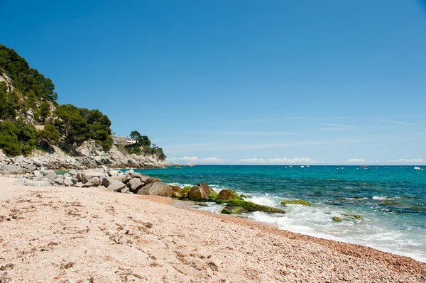 Krajina s španělského pobřeží — Stock fotografie