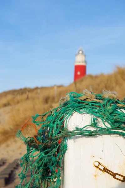 Balık ağı, sahil — Stok fotoğraf