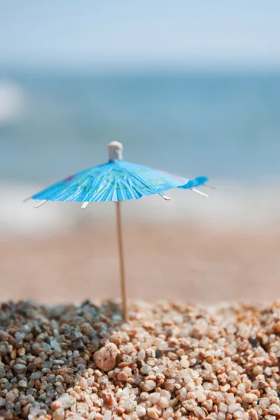 Skugga vid stranden — Stockfoto