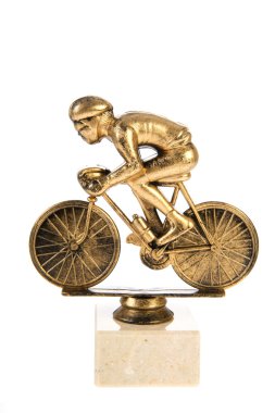 Trophy for the bike runner clipart