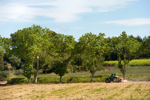 Francuski rolnictwa krajobraz — Zdjęcie stockowe