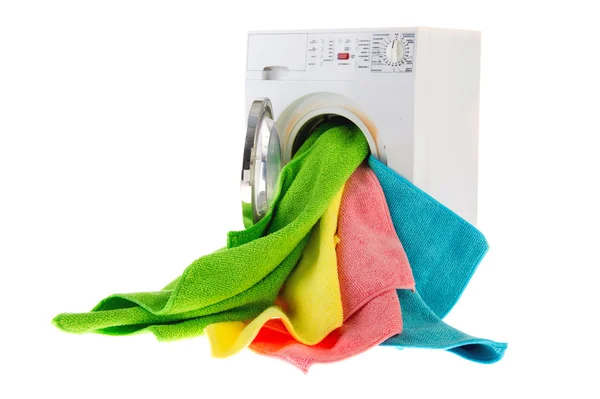 Waschsalon mit Wäscherei — Stockfoto