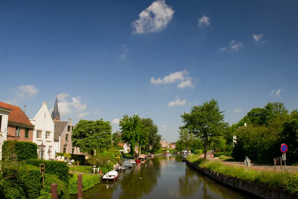 Řeky vecht v Holandsku — Stock fotografie