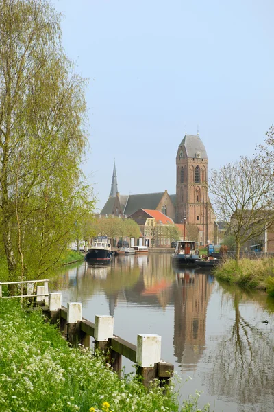 Piccolo villaggio olandese — Foto Stock
