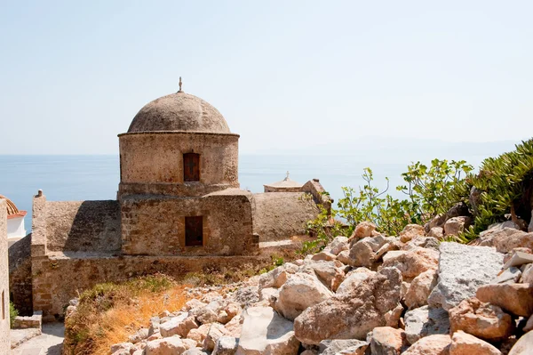 Monemvasia at the Greek Peloponnese — Stock Photo, Image