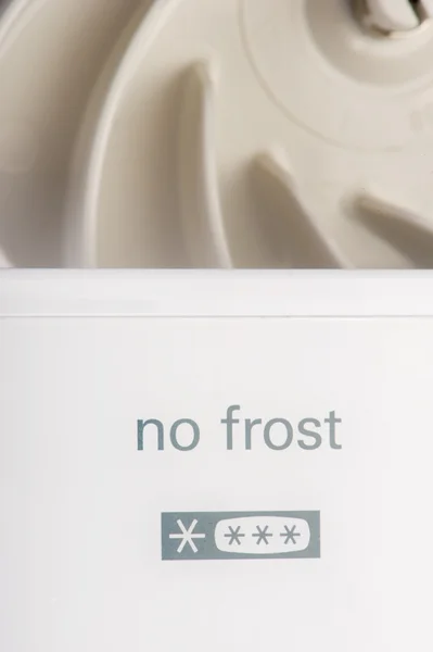 Ventilador de enfriamiento y sin símbolo de helada — Foto de Stock