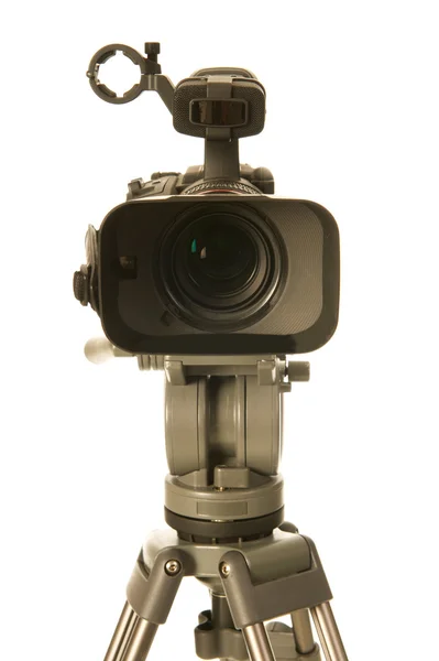 Video camera front view — Stock Photo, Image