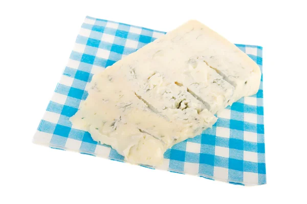 Fetta di formaggio Gorgonzola — Foto Stock