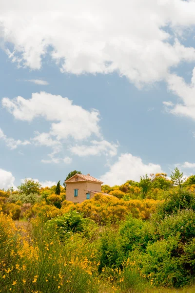 Typical French house in nature — Stock Photo, Image