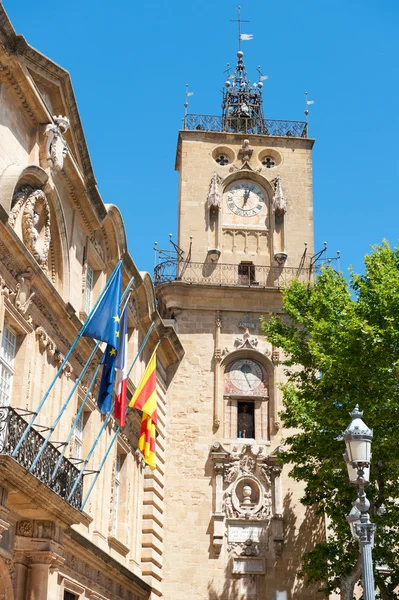 Clock tower Aix-en-Provence — Stock Photo, Image