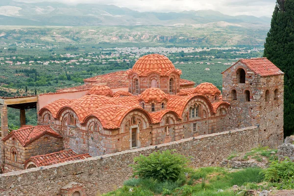 Church ruin at Greek Mystras — Stock Photo, Image