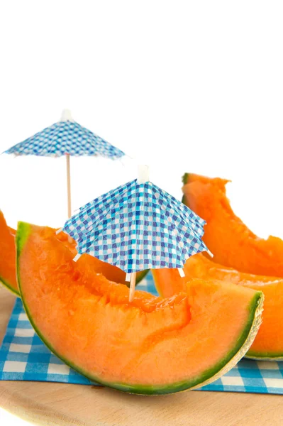 Skivor melon — Stockfoto