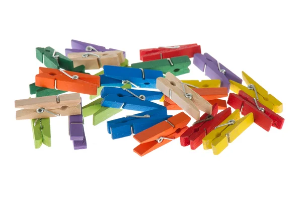 Colorful clothespins — Stock Photo, Image