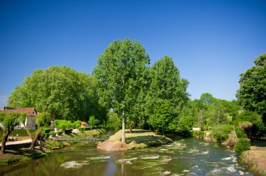 French river Vézère in Tourtoirac