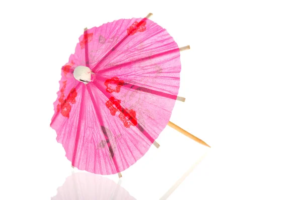 Sombrilla rosa — Foto de Stock