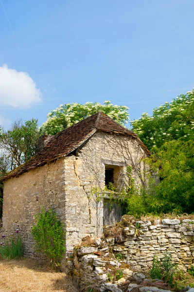 老石法国的房子 — 图库照片