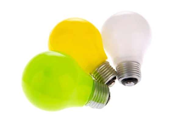 Three light bulbs — Stock Photo, Image