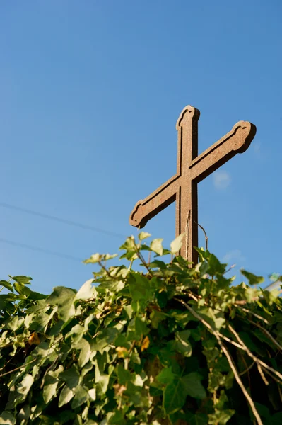Jednoduchý francouzský kříž — Stock fotografie