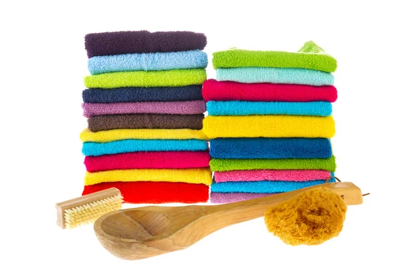 Kolorowe ręczniki — Zdjęcie stockowe