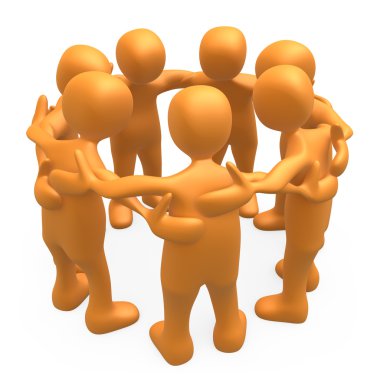 Huddle clipart