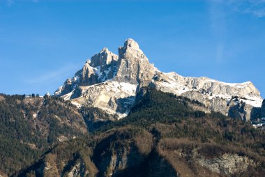 Alpine Scene, France clipart