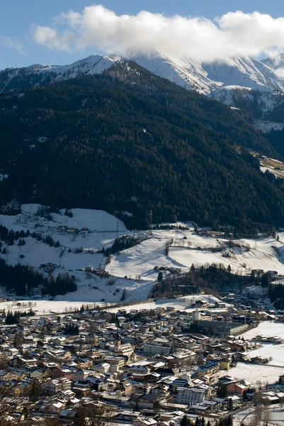 奥地利的冬季场景 — 图库照片