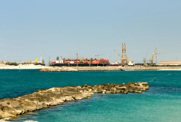 Shipping Terminal, Dubai, Emirati Arabi Uniti — Foto Stock