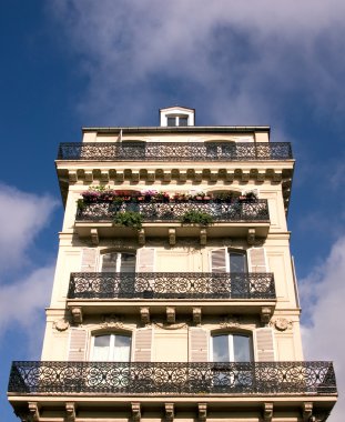Parisian Apartment Building clipart