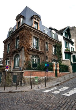 House on a Corner, Paris, France clipart