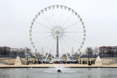 La Grande Roue, Paris, France clipart